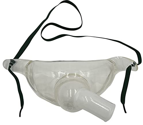Lot de 5 masques de trachéostomie à oxygène pour adulte avec connecteur pivotant