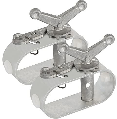 Tenditore per corda di copertura per piscina, 2 pezzi, chiusura a tensione, corda in lega di alluminio, tenditore fune metallica per l'inverno, piscina, teloni per la piscina, accessori invernali