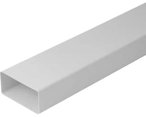 Rechteckiger Lüftungsschlauch 110 x 50 mm - Stange 1 m