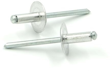 IERO - Rivetti a strappo IERO Alluminio/Acciaio Testa Extra Larga 16mm 4.8x