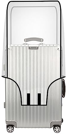 Koffer-Abdeckungen Reisekoffer Kofferschutzhülle, 20-30 Inch Transparent Kofferhülle Kofferüberzug Schutzhülle Luggage Cover Wasserdicht Staubdicht Kratzschutz für Dienstreisen Reisen (Clear, XXXL)