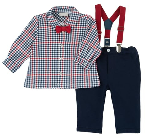 Chicco Completo Due Pezzi: Felpa E Pantaloni, T-shirt Bimbo 0-24, Blu (2), 18 mesi