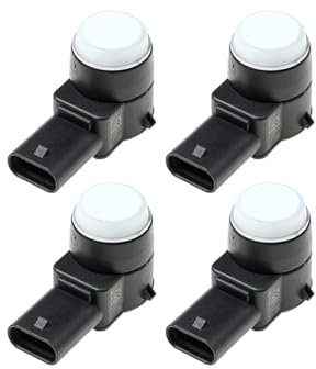 NEGRO 4PCS Parkplatz Sensor Fit for Mercedes W169 W245 W204 W212 W221 C207 A207 Parktronic Sensoren 2125420118 A2125420118 0263003617 Parksensoren für Autos(WHITE)