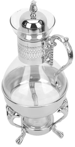 jojofuny Caffettiera Retro Europea Con Manico Ergonomico Teiera Per Caffè e Tè Capacità Generosa Design Elegante Per Casa e Ristoranti Caffettiera Sicura e Facile Da Pulire Confezione