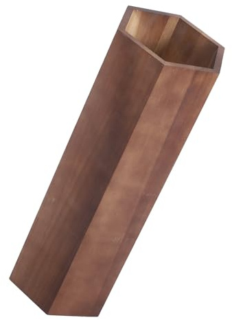 PRETYZOOM Portaombrelli in Legno per Interno Secchio Portaombrelli, Supporto per Ombrelli e Bastoni, per Ingresso Casa e Ufficio, Design Salvaspazio e Funzionale