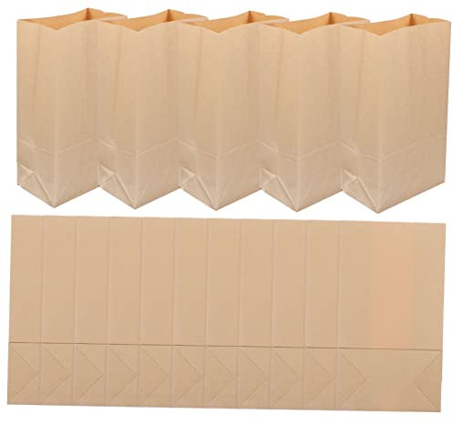 Mikinona De Rangement En Papier Pour Produits Alimentaires 20 Pièces Étanches Non Réutilisables Pour Garde-manger