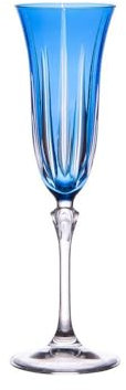 Table Passion - Coffret de 6 flûtes Divina bleu 15 cl