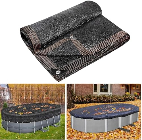 Swimming Pool leafs Net Cover, Winter Swimming Ground Pool Oval Cover, Rectangular Pool leafs Cover, Fine Mesh Pool Screen Cover Pond Net Pool leafs Net Cover To Cover Pool