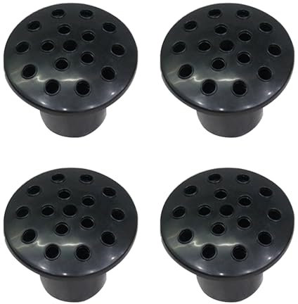 NIHENHAO Lot de 2/4 supports de fleurs funéraires avec couvercle pour décoration funéraire