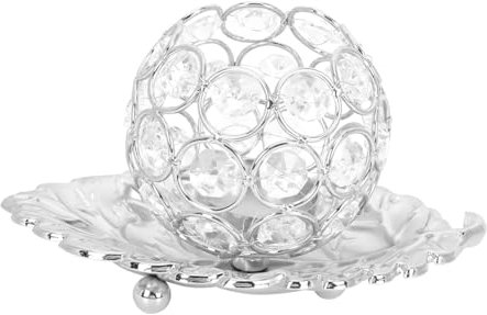 Ciieeo Leuchter Kerzenlampe Wärmer Lampen Inhaber Gefälscht Kerzengläser Partylichter Kerzenwärmer Laterne Led Kerzenwachs Schwimmende Kerzen Metall Silver