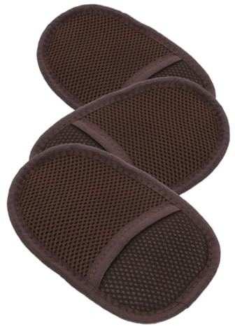 SOIMISS 3pcs Shoe Polishing Gloves Black Plush Shoe Shining Mitts for Boots Hats and Furniture Portable Design for On-the-go Cleaning and Polishing