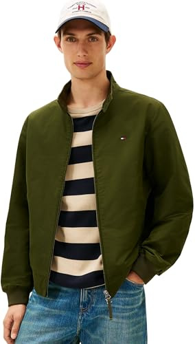 Tommy Hilfiger Harrington jacka Mw0mw37647 andra jackor, grön (arktisk gran), M för män, Grön (arktisk gran), M