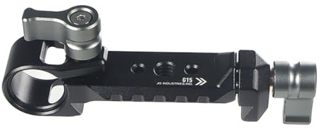 CS PRIORITY Collier de serrage pour tube de 15 mm avec support de serrage NATO à libération rapide pour stabilisateur d'appareil photo reflex numérique, accessoires d'extension
