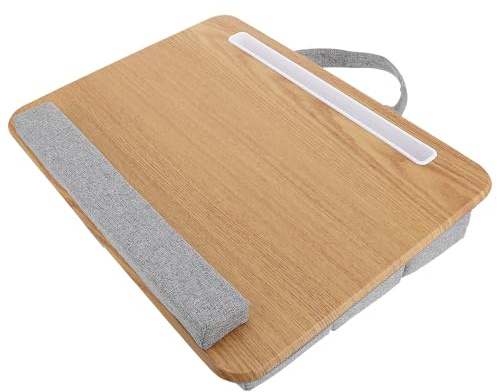 NIYANGLE Table Pliable pour Ordinateur Portable avec Support Antidérapant Bureau de Lit Stable et Portable pour Étude et Travail Confortable