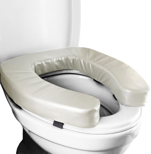 Toilettensitzerhöhungen für Senioren Ergonomisch Wasserdicht Tragbar | Behindertengerechte Hohe Toilettensitz Verlängerung für Badezimmer Zuhause Reisen Krankenhaus Wohnmobil