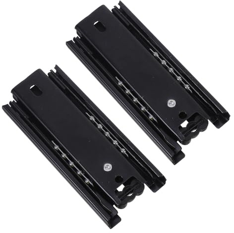 FUTUREORYY Guide per Cassetti Mini in Metallo 3 Stadi Cuscinetti a Sfera, Estensione Completa e Montaggio Laterale, Guide Telescopiche Antiruggine per Mobili Cucina e Armadietti, Set