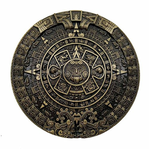 YONE Xwest Mayan Aztec Calendar Belt Buckle Bronze Gürtelschnallen