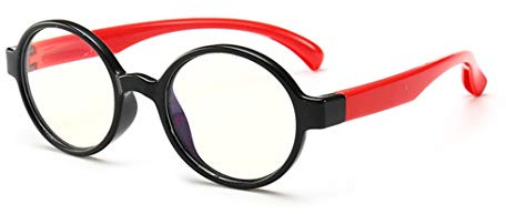 Lunettes pour écran enfantpour les enfants et les adolescents protègent les yeux [lentille transparente] Anti-fatigue oculaire blocage uv,cadre 5-8 ans
