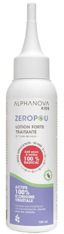 Alphanova Kids Bio, Loción de tratamiento anti-luis Zeropou, 100 ml