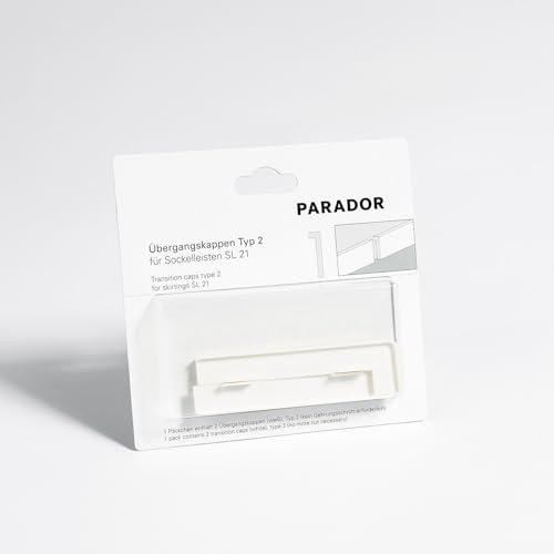 Parador Übergangskappen Typ 2 für Parador Sockelleisten SL 21