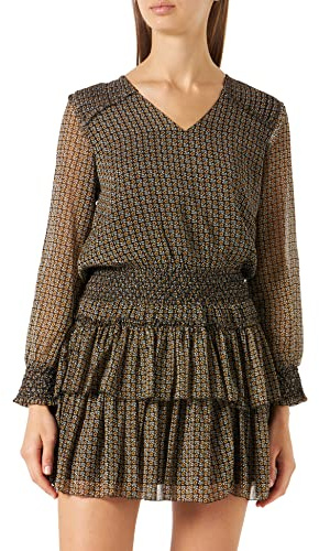 Pepe Jeans Lara, Vestido Mujer, Amarillo (Colemans), XL