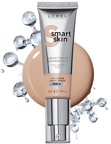 Lamel Smart Skin Serum Tinted Foundation - Moisturised, Smooth and Uniform Skin - Serum & Foundation - Cruelty-free - Beige N. 402
