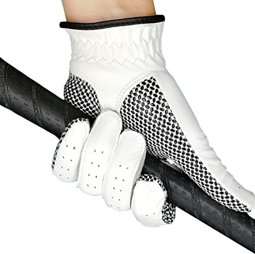 Voiakiu Golf para Hombre,Golf Piel Cordero para Hombre - Guantes Golf para Hombre Golfista zurdo, Accesorios Golf para Hombre, Ajuste