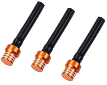 3 PCS Motorrad Tankdeckel Schlauch, Entlüftungsventil Tankdeckel-Orange | für SX EXC CRF YZ YZF RMZ KX KLX DRZ Pit Bike Dirt Bike ATV Off Road
