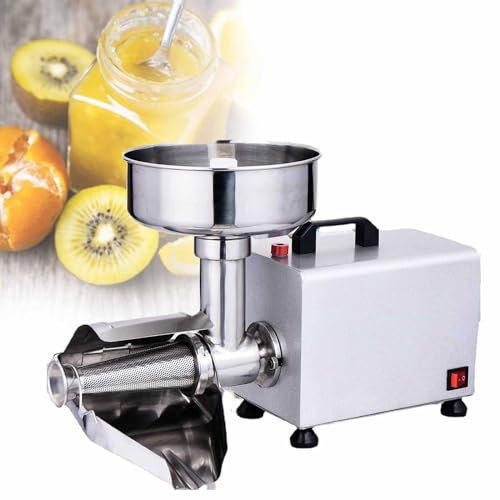 SACLMD Passapomodoro Elettrico,Professionale Macchina Passata Pomodori Coclea,Passapomodoro in Acciaio Inossidabile,per Salsa di Pomodoro,Fragole e Mirtilli,110V