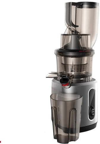 emobwdy Masticating Juicer Machines- 200w Cold Pressed Juicer Machine With 75mm Wide Chute Feed/High Yield/Quiet-Carrot Juicer Machine & Orange Juicer -Juicer Machines Vegetable And Fruit,Grey