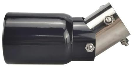 UTOYA Endrohr Edelstahl-Auto-Auspuffspitze, Schalldämpfer, 38–54 Mm Einlass, Verstellbarer Winkel, Verstellbar Auspuffrohr(Farbe:B In 38-54mm)