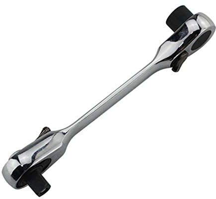 XANHOY 2 in 1 1/4 Zoll Ratsche Rench Tragbarer Sechskant-Schraubendreher Schnellspanner für Head Rench Spanner ith 72 Te