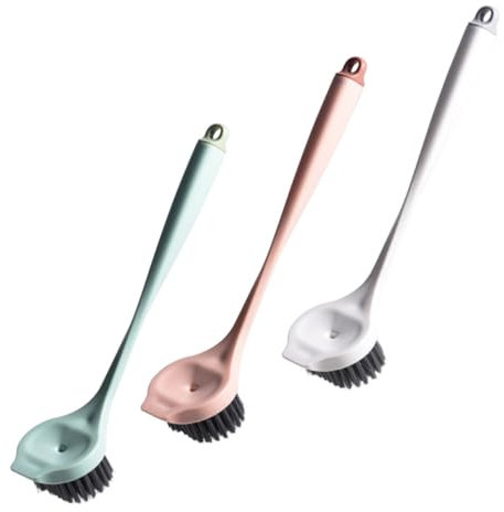 BCOATH 3St Reinigungsbürste Geschirrspülmaschine handhaben Topfbürsten mit langem Stiel limpiador de brochas de maquillaje Geschirrwäscher Pinsel küche Kitchen Brush Borsten Gericht Abs