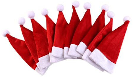 LABRIMP 28 Stück Weihnachtsmützen-aufbewahrungstaschen Besteckhalter Geschirrtaschen Für Weihnachten