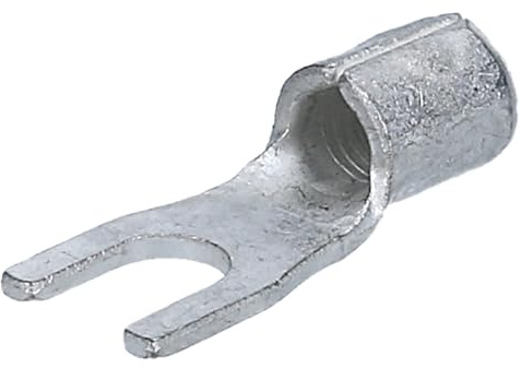 Kalitec 10x S6-U4 Gaffelkabelsko 4–6 mm² - Oisolerad Kopparkabelsko M4