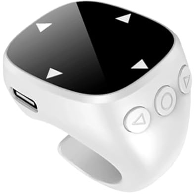 Smart Page Turner - Capteur de robinet des doigts, outil d'usure bluetooths | Accessoire de commande de diapositive léger, interface d'entrée numérique rechargeable, module d'utilité fonctionnelle com