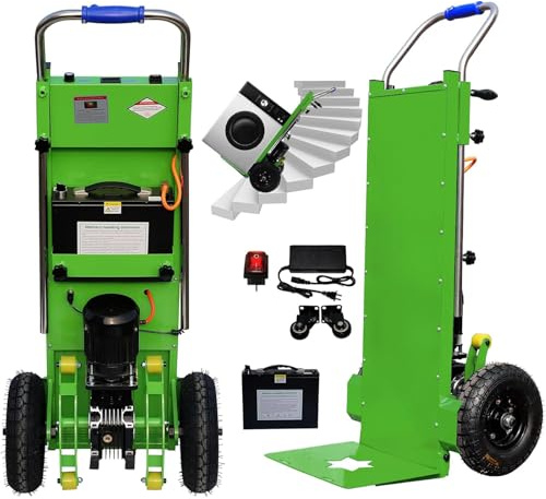 MZYZPPBD Elektrischer Treppensteiger mit Einer Kapazität von 400 kg Elektrische Sackkarre für Treppen Robuster Treppensteiger Trägt Schwere Gegenstände Mühelos Auf und Ab Treppen