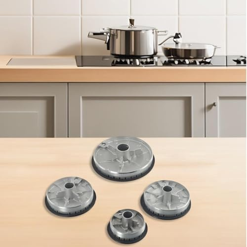 Opatiny Juego de tapas de repuesto para quemador de estufa de gas, para SABAF y la mayoría de quemadores de cocina, material de hierro, para cocina y horno