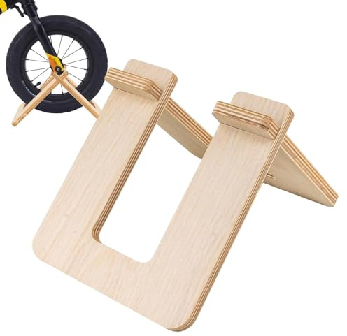 Childrens Balance Car Wood Parking Frame | Portable Bicycles Scooter Wooden Fixed Bracket - 20.8 X 7 X 1.2cm Brake Balance Display Stand, Balancing Scooter Bracket For Chinese New Year