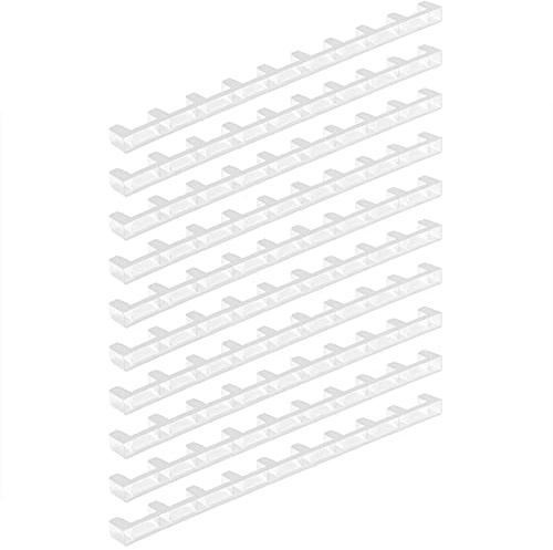 Tbest 10 Stück Bienenstock-Rahmen-Abstandshalter, Imkerei-Ausrüstung, Kunststoff-Rahmenklammern für Bienenstock-Stabilität, Leichtes und Einfach zu Installierendes Imker-Werkzeug