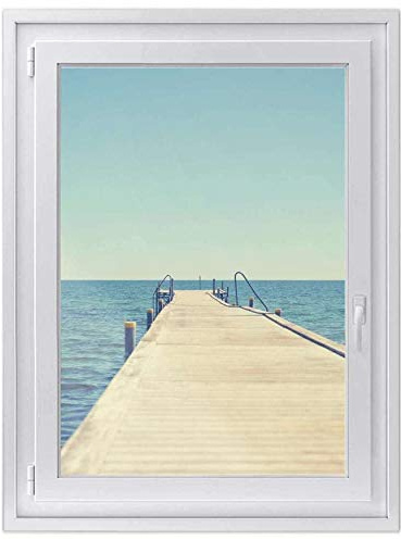 Fenster-Deko Fensterbild I Sonnenschutz Fenster Aufkleber I Deko für Bad, Küche, Kinderzimmer - Farbecht, Robust, Lichtdurchlässig - Made in Germany