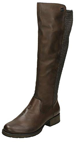 Rieker Dam Stiefel Schwarz Chelsea Boot, Marrone, 36.5 EU