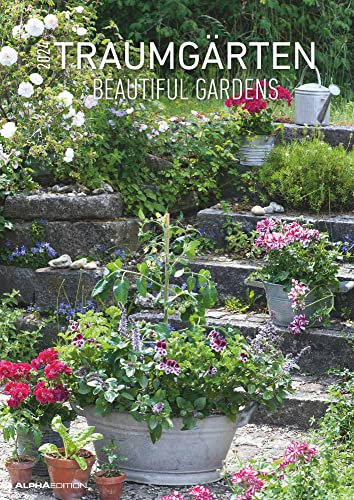 Traumgärten 2024 - Bildkalender A3 (29,7x42 cm) - Beautiful Gardens - mit Feiertagen (DE/AT/CH) und Platz für Notizen - Wandkalender - Gartenkalender: Beautiful Gardens