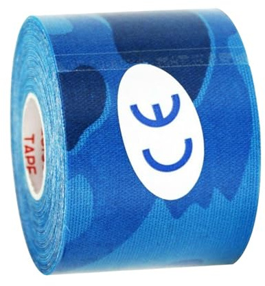 Sharplace Athletic Tape, Sportband, wasserdicht, 5 m, kein Kleben, atmungsaktiv, Schutzband für Brust, Knie, Schulter, Fitness, Fußball