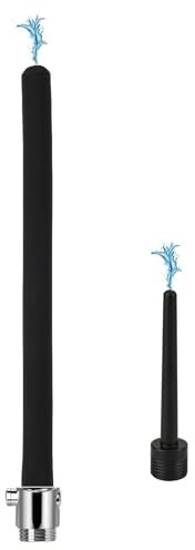 Funny Steel Shower Enema System with On/Off Switch, Portable Cleaner, ABS Material, Black