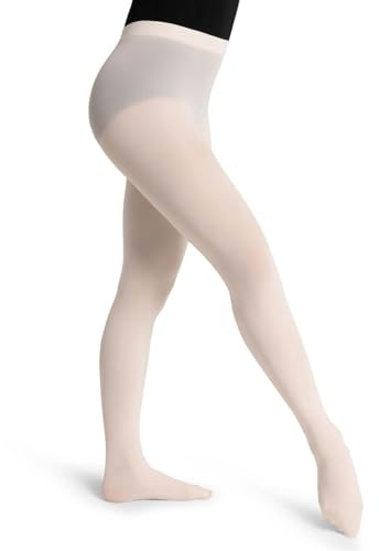Capezio Ultra Soft Transition Tight with Back Seam, Light Pink, S/M