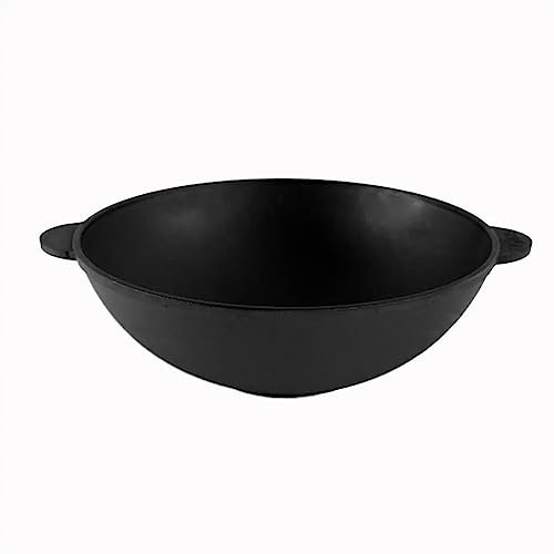 BRIZOLL Sartén de hierro fundido WOK, 4,7 L