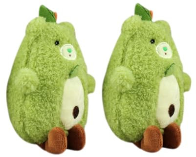TOYANDONA 2stücke Plüsch Bär Avocado Design Schlüsselanhänger Für Taschen Dekoration Ca Süßer Schlüsselring Für Für Damen