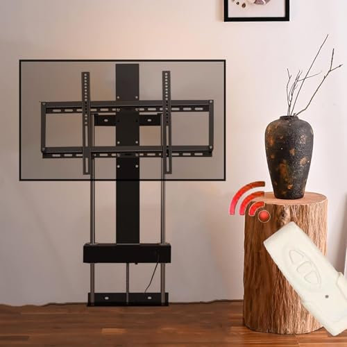 TV Wall Mount' Soporte de TV motorizado de sobremesa - Soporte de Piso para TV LCD para televisores de 37 a 75 Pulgadas Soporte telescópico para TV, Soporte eléctrico de elevación automática con
