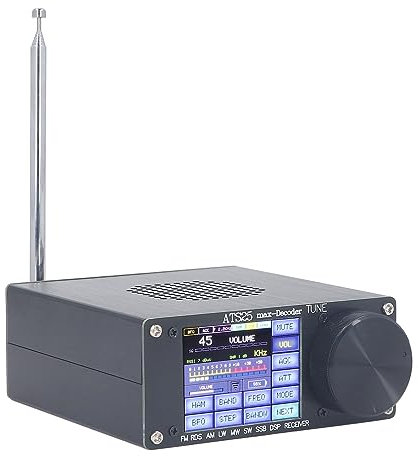 Radio con Pantalla Táctil de 2, 4 Pulgadas Receptor de Banda Completa de Radio, Receptor DSP de Banda Completa de Multimodo de